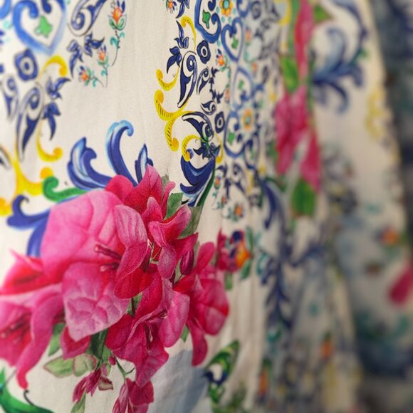 NWT Boston Proper Womens Dress 6 - Capri Tile Print - Colorful Resort Vacation - Picture 8 of 9